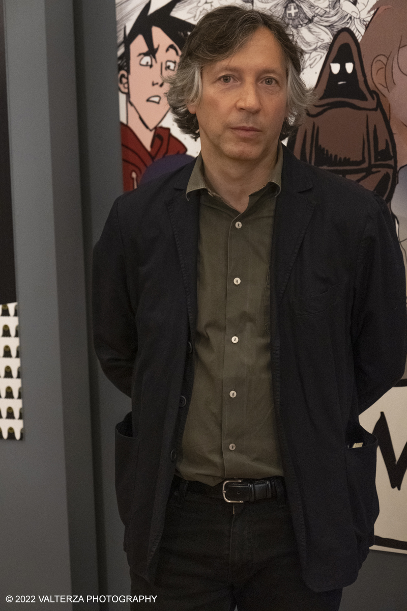 _DSF0895.jpg - 17/05/2022. Torino. Curata da Mattia Morandi, Chiara Palmieri e Simona Cardinali, la mostra si ispira al fumetto di Lorena Canottiere â€œIo piÃ¹ fanciullo non sonoâ€�, ambientato proprio nei Musei Reali, e che vede come protagonista il principe Eugenio di Savoia-Soissons. Il â€œfilosofo guerrieroâ€�, come lo definÃ¬ Rousseau, e colto collezionista dâ€™arte, che contribuÃ¬ ad arricchire le stanze dei Musei Reali