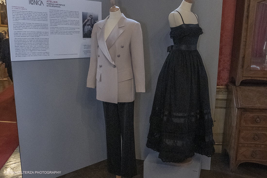 _DSF4763.jpg - 17/09/2019. Torino. Atelier. Torino Artefice di eleganza.questo il tema dell'edizione 2019 di Iconica. Quattro giorni di appuntamenti, incontri a tema, mostre, laboratori e lâ€™esibizione teatrale Corpi - Live perrformance messa in scena da Casa Fools-Teatro Vanchiglia. Eventi che ruoteranno intorno agli abiti e agli accessori creati dalle piÃ¹ famose sartorie e modiste torinesi negli anni 1950-80. Nella foto capi sartoriali degli anni '50 -'80 in mostra a Palazzo Chiablese