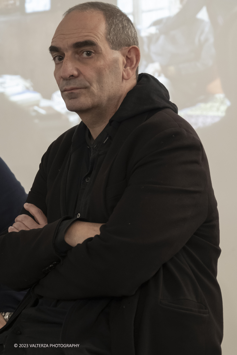 _DSF6410.jpg - 23/03/2023. Torino. Lâ€™esposizione Ã¨ parte del primo episodio di â€œArchivi dâ€™Affettoâ€�, un progetto volto a riscoprire e dare nuovo valore a grandi progettisti torinesi e a esperienze artistico-culturali spesso poco note al grande pubblico. Nella foto Stefaano Mirti curatore della mostra