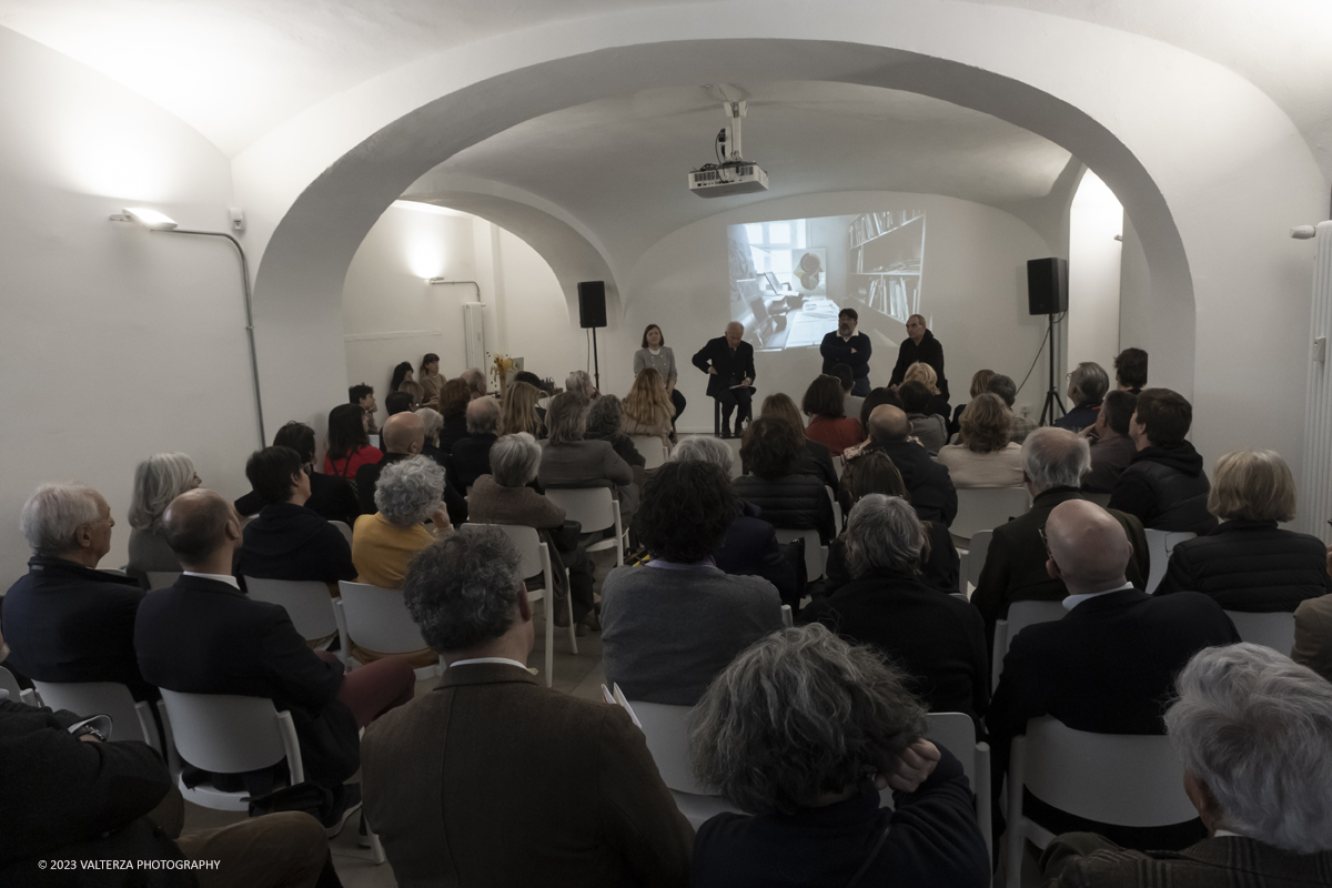 _DSF6458.jpg - 23/03/2023. Torino. Lâ€™esposizione Ã¨ parte del primo episodio di â€œArchivi dâ€™Affettoâ€�, un progetto volto a riscoprire e dare nuovo valore a grandi progettisti torinesi e a esperienze artistico-culturali spesso poco note al grande pubblico. Nella foto un momento della confereenza di presentazione