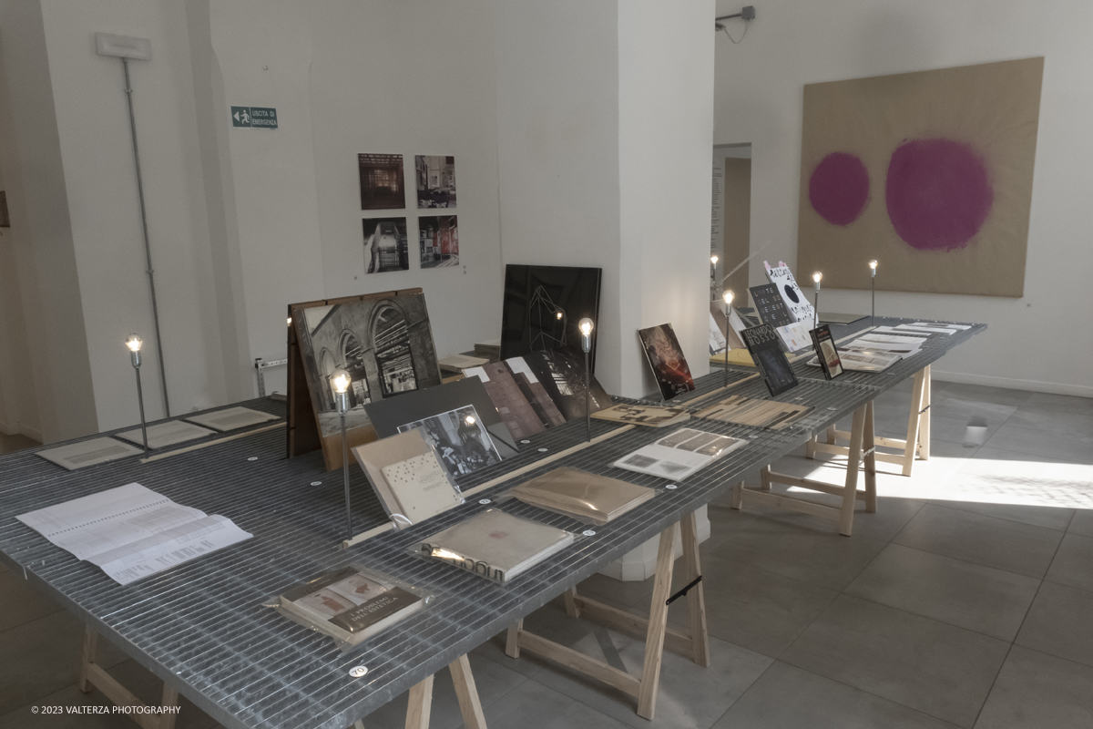 _DSF6473.jpg - 23/03/2023. Torino. Lâ€™esposizione Ã¨ parte del primo episodio di â€œArchivi dâ€™Affettoâ€�, un progetto volto a riscoprire e dare nuovo valore a grandi progettisti torinesi e a esperienze artistico-culturali spesso poco note al grande pubblico. Nella foto parte dell'allestimento della mostra