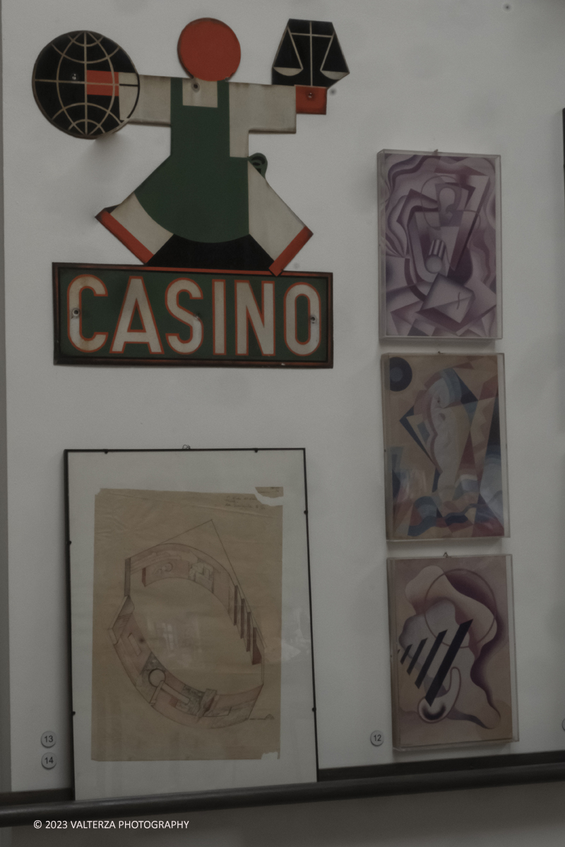 _DSF6497.jpg - 23/03/2023. Torino. Lâ€™esposizione Ã¨ parte del primo episodio di â€œArchivi dâ€™Affettoâ€�, un progetto volto a riscoprire e dare nuovo valore a grandi progettisti torinesi e a esperienze artistico-culturali spesso poco note al grande pubblico. Nella foto  parte dell'allestimento della mostra