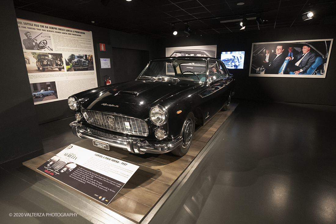 _DSF1331.jpg - 30/01/2020. Torino: Al Mauto una mostra dedicata ai 70 anni del mito torinese Lancia Aurelia.Il Museo Nazionale dellâ€™Automobile di Torino ha inaugurato la mostra "LANCIA AURELIA 1950 â€“ 2020. MITO SENZA TEMPO", uno straordinario percorso espositivo, che racconta, con il contributo di 18 esemplari dâ€™eccezione â€“ di serie e fuoriserie â€“ lâ€™evoluzione del modello presentato per la prima volta al pubblico proprio a Torino nel 1950.â€œ Nella foto Florida II Pinin Farina 1957