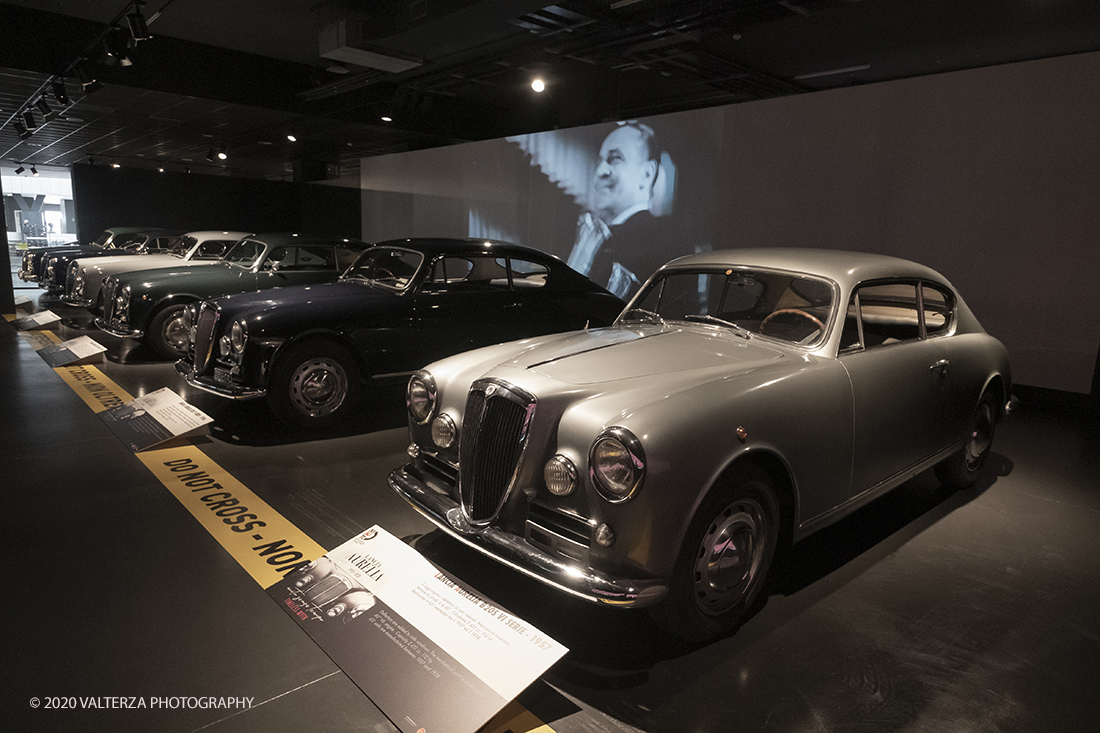 _DSF1524.jpg - 30/01/2020. Torino: Al Mauto una mostra dedicata ai 70 anni del mito torinese Lancia Aurelia.Il Museo Nazionale dellâ€™Automobile di Torino ha inaugurato la mostra "LANCIA AURELIA 1950 â€“ 2020. MITO SENZA TEMPO", uno straordinario percorso espositivo, che racconta, con il contributo di 18 esemplari dâ€™eccezione â€“ di serie e fuoriserie â€“ lâ€™evoluzione del modello presentato per la prima volta al pubblico proprio a Torino nel 1950.â€œ Nella foto uno degli spazi espositivi.