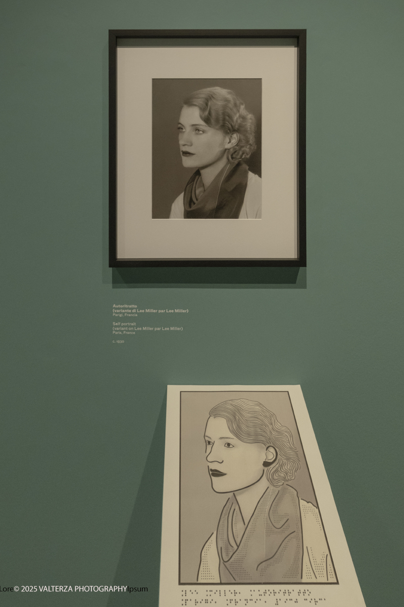 _DSF2003.jpg - 30/09/2025. Torino.  Un viaggio in 160 immagini, tutte provenienti dai Lee Miller Archives, per riscoprire gli infiniti sguardi della straordinaria fotografa americana. Nella fotoAutoritratto Parigi, c. 1930