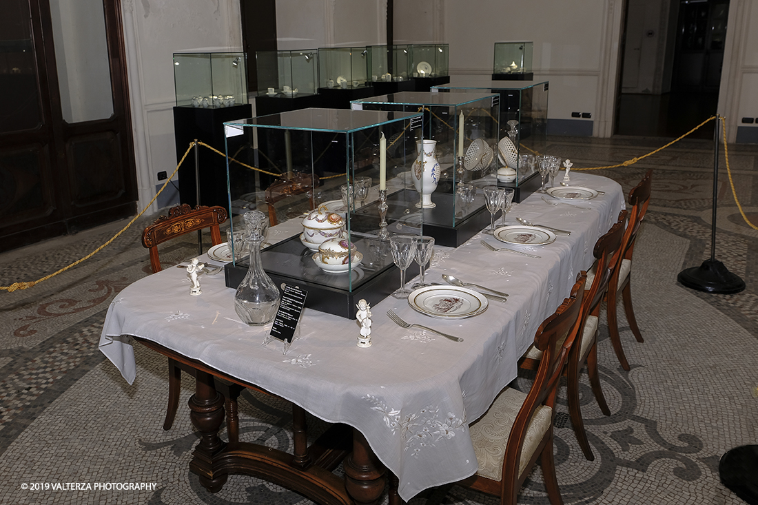 _DSF6677.jpg - 16-02-2019. Vinovo. La mostra dedicata alla Regia Manifattura di Vinovo. Nella foto allestimento sala Morgari o delle quattor stagioni.