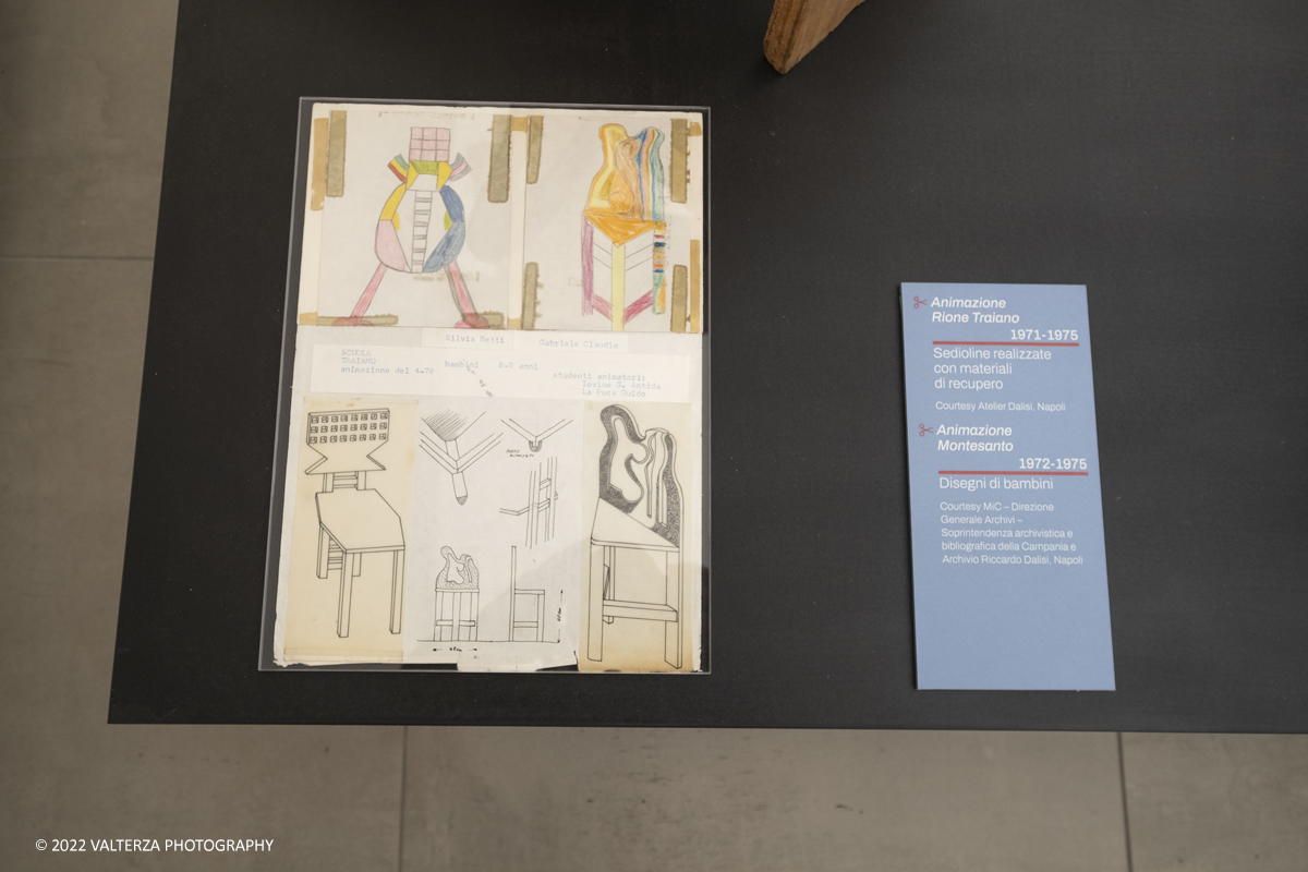 _DSF8839.jpg - 04/05/2022. Torino. Al circolo del Design Riccardo Dalisi e la Partecipazione come progetto. Nella foto disegni di bambini