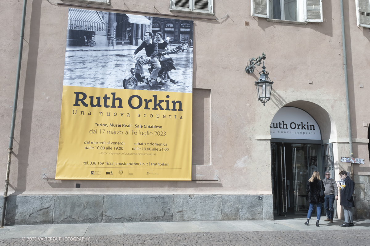 _DSF5007.jpg - 16/030/2023. Torino   Lâ€™esposizione , curata da Anne Morin,  riunisce 156 fotografie, la maggior parte delle quali originali per raccontare la carriera di Ruth Orkin, fotoreporter, fotografa e regista statunitense, tra le piÃ¹ rilevanti del XX secolo,  la cui opera Ã¨ ancora oggi poco nota.Nella foto palazzo Chiablese sede della mostra