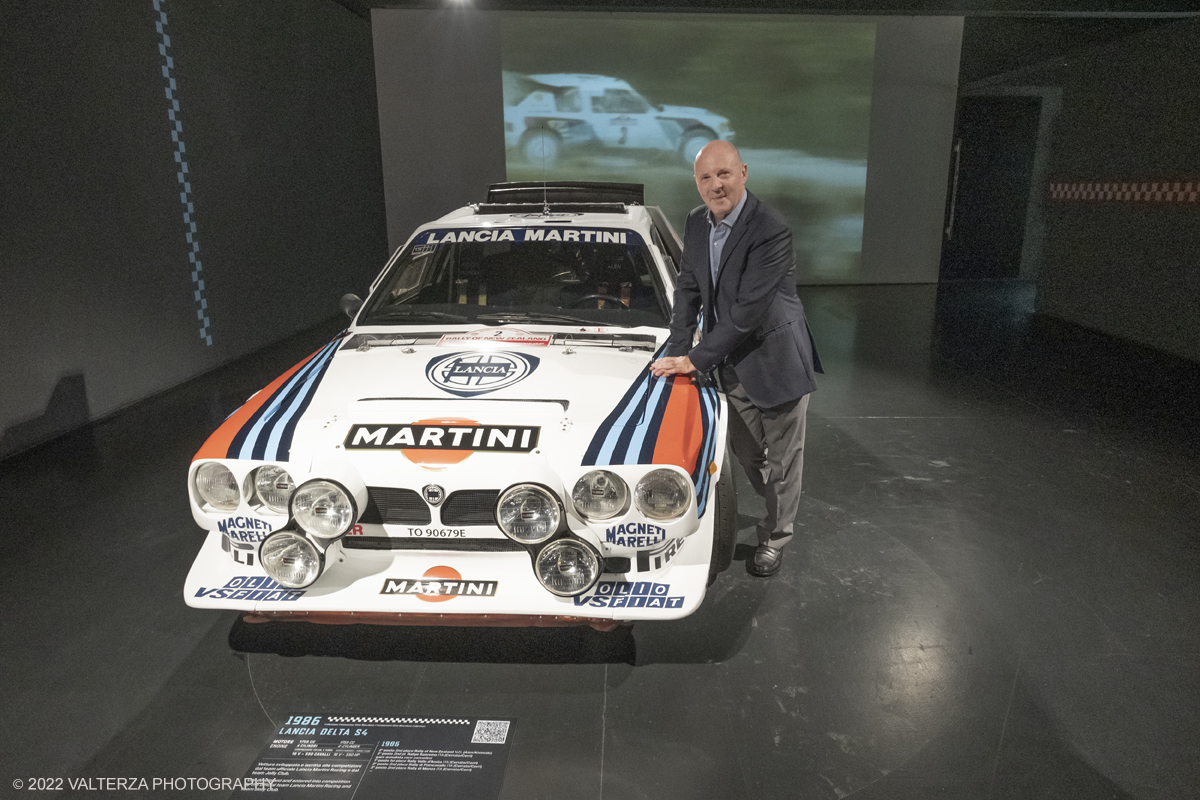 _DSF4874.jpg - 26/10/2022. Torino. Si Ã¨ inaugurata al Mauto The Golden Age Of Rally, viaggio nellâ€™epoca dâ€™oro di questa disciplina sportiva attraverso un'esposizione inedita nel panorama internazionale, che porta per la prima volta in mostra, dal 27 ottobre 2022 al 2 maggio 2023, una delle collezioni piÃ¹ importanti al mondo, quella della Fondazione Gino Macaluso per lâ€™Auto Storica. Nella foto Miki Biasion due volte campione del mondo Rally nel 1988 e 1989