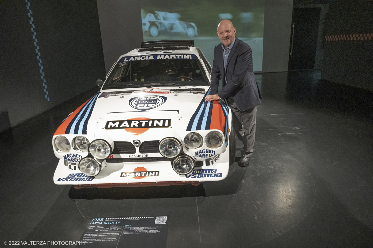 _DSF4877.jpg - 26/10/2022. Torino. Si Ã¨ inaugurata al Mauto The Golden Age Of Rally, viaggio nellâ€™epoca dâ€™oro di questa disciplina sportiva attraverso un'esposizione inedita nel panorama internazionale, che porta per la prima volta in mostra, dal 27 ottobre 2022 al 2 maggio 2023, una delle collezioni piÃ¹ importanti al mondo, quella della Fondazione Gino Macaluso per lâ€™Auto Storica. Nella foto Miki Biasion due volte campione del mondo Rally nel 1988 e 1989