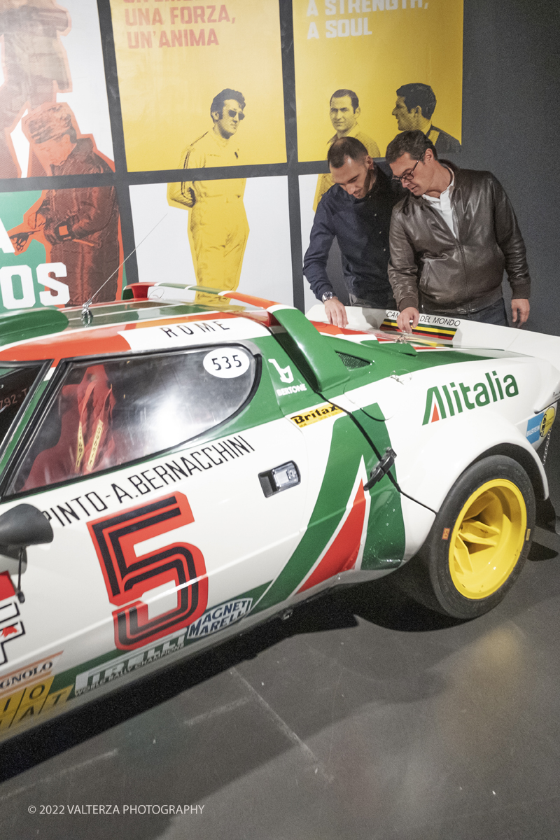 _DSF4920.jpg - 26/10/2022. Torino. Si Ã¨ inaugurata al Mauto The Golden Age Of Rally, viaggio nellâ€™epoca dâ€™oro di questa disciplina sportiva attraverso un'esposizione inedita nel panorama internazionale, che porta per la prima volta in mostra, dal 27 ottobre 2022 al 2 maggio 2023, una delle collezioni piÃ¹ importanti al mondo, quella della Fondazione Gino Macaluso per lâ€™Auto Storica. Nella foto in visita alla mostra