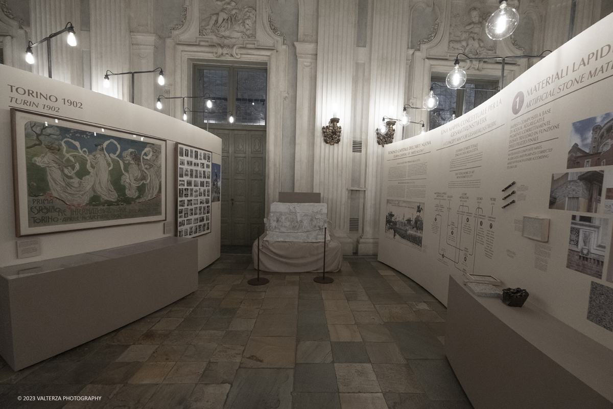 _DSF7642.jpg - 25/10/2023. Torino. Palazzo Madama â€“ Museo Civico dâ€™Arte Antica di Torino presenta, da giovedÃ¬ 26 ottobre 2023 a lunedÃ¬ 10 giugno 2024. Lâ€™esposizione racconta con un centinaio di opere il fondamentale ruolo di Torino per lâ€™affermarsi del Liberty. Si tratta di unâ€™operazione focale per lâ€™ingresso di Torino nel RANN di Bruxelles e la sua candidatura a CittÃ  Patrimonio Mondiale UNESCO per il Liberty.Nella foto parte dell'allestimento della mostra