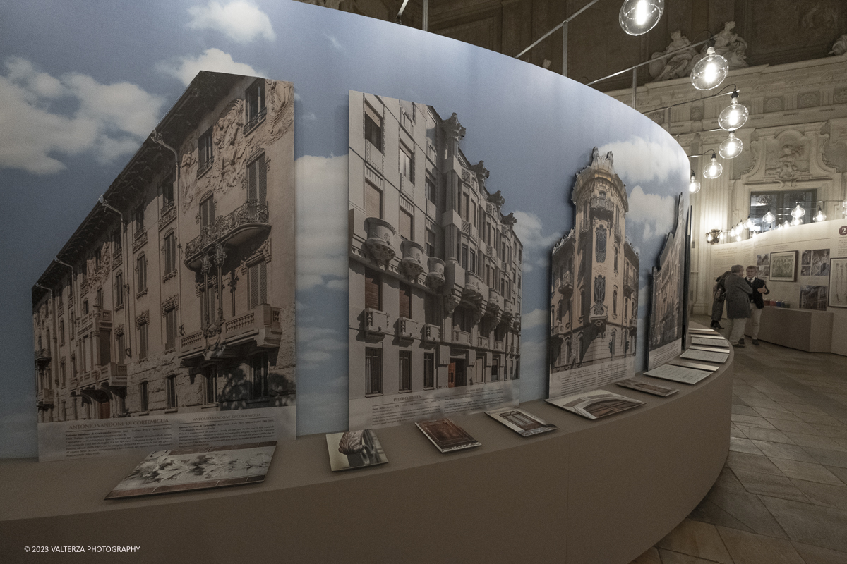 _DSF7678.jpg - 25/10/2023. Torino. Palazzo Madama â€“ Museo Civico dâ€™Arte Antica di Torino presenta, da giovedÃ¬ 26 ottobre 2023 a lunedÃ¬ 10 giugno 2024. Lâ€™esposizione racconta con un centinaio di opere il fondamentale ruolo di Torino per lâ€™affermarsi del Liberty. Si tratta di unâ€™operazione focale per lâ€™ingresso di Torino nel RANN di Bruxelles e la sua candidatura a CittÃ  Patrimonio Mondiale UNESCO per il Liberty.Nella foto parte dell'allestimento della mostra