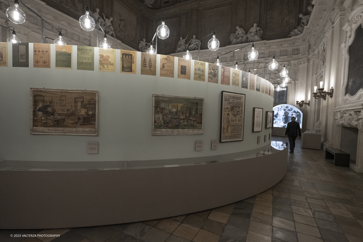 _DSF7702.jpg - 25/10/2023. Torino. Palazzo Madama â€“ Museo Civico dâ€™Arte Antica di Torino presenta, da giovedÃ¬ 26 ottobre 2023 a lunedÃ¬ 10 giugno 2024. Lâ€™esposizione racconta con un centinaio di opere il fondamentale ruolo di Torino per lâ€™affermarsi del Liberty. Si tratta di unâ€™operazione focale per lâ€™ingresso di Torino nel RANN di Bruxelles e la sua candidatura a CittÃ  Patrimonio Mondiale UNESCO per il Liberty.Nella foto parte dell'allestimento della mostra
