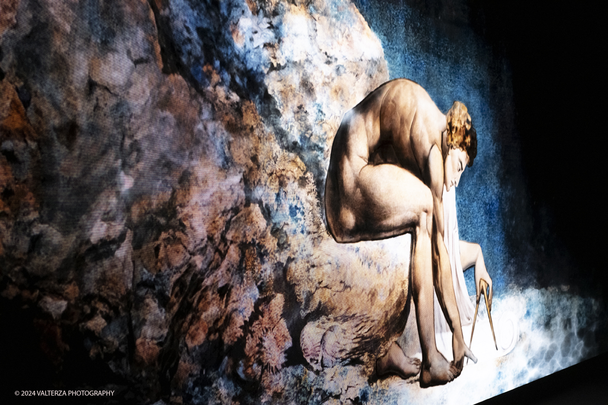 _DSF7349.jpg - Willia Blake and his era: an exhibition at the Reggia di Venaria. Multimedia installation iby Blinkink, director Sam Gainsborough