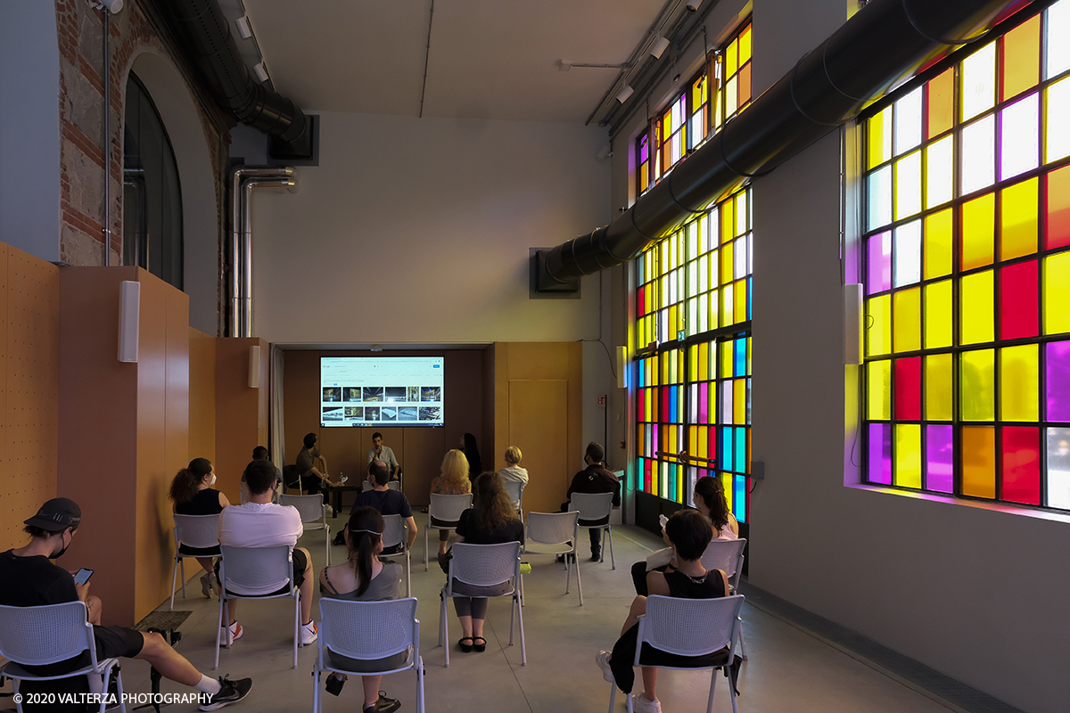 _DSF9680.jpg - 25/06/2020. Torino. Giornata dedicata alla celebrazione del primo compleanno delle OGR tech. Nella foto: un momento dell' evento della giornata dedicato ad illustrare al pubblico "Come nasce una mostra- Live."