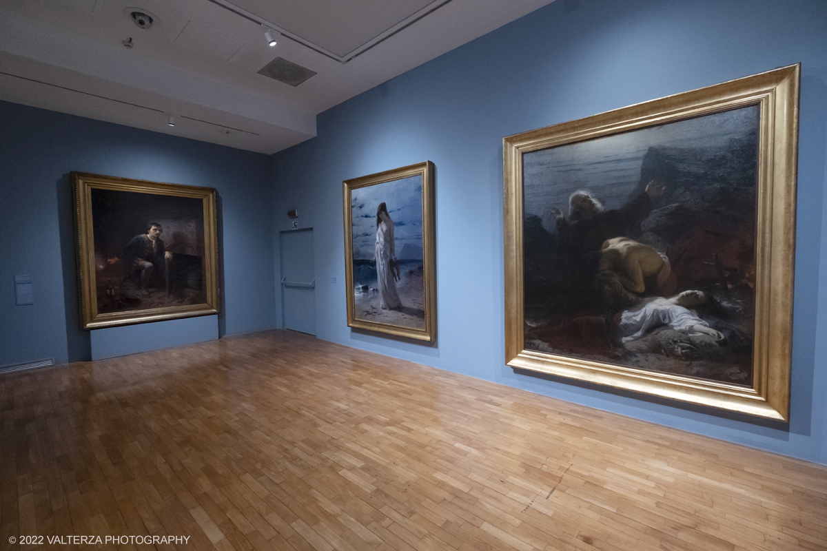 DSCF3014.jpg - 06/10/2022. Torino. Mostra delle Collezioni GAM dall'unitÃ  d'Italia all'alba del Novecento. Nella foto spazio dedicato ad Andrea Gastaldi ( 1826-1889 )