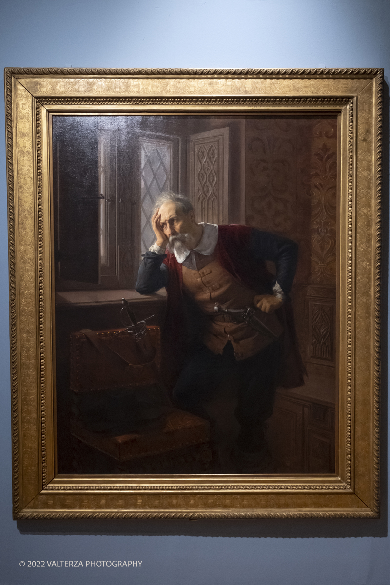 DSCF3019-2.jpg - 06/10/2022. Torino. Mostra delle Collezioni GAM dall'unitÃ  d'Italia all'alba del Novecento. Nella foto opera di Andrea Gastaldi, l'Innominato 1860 ca