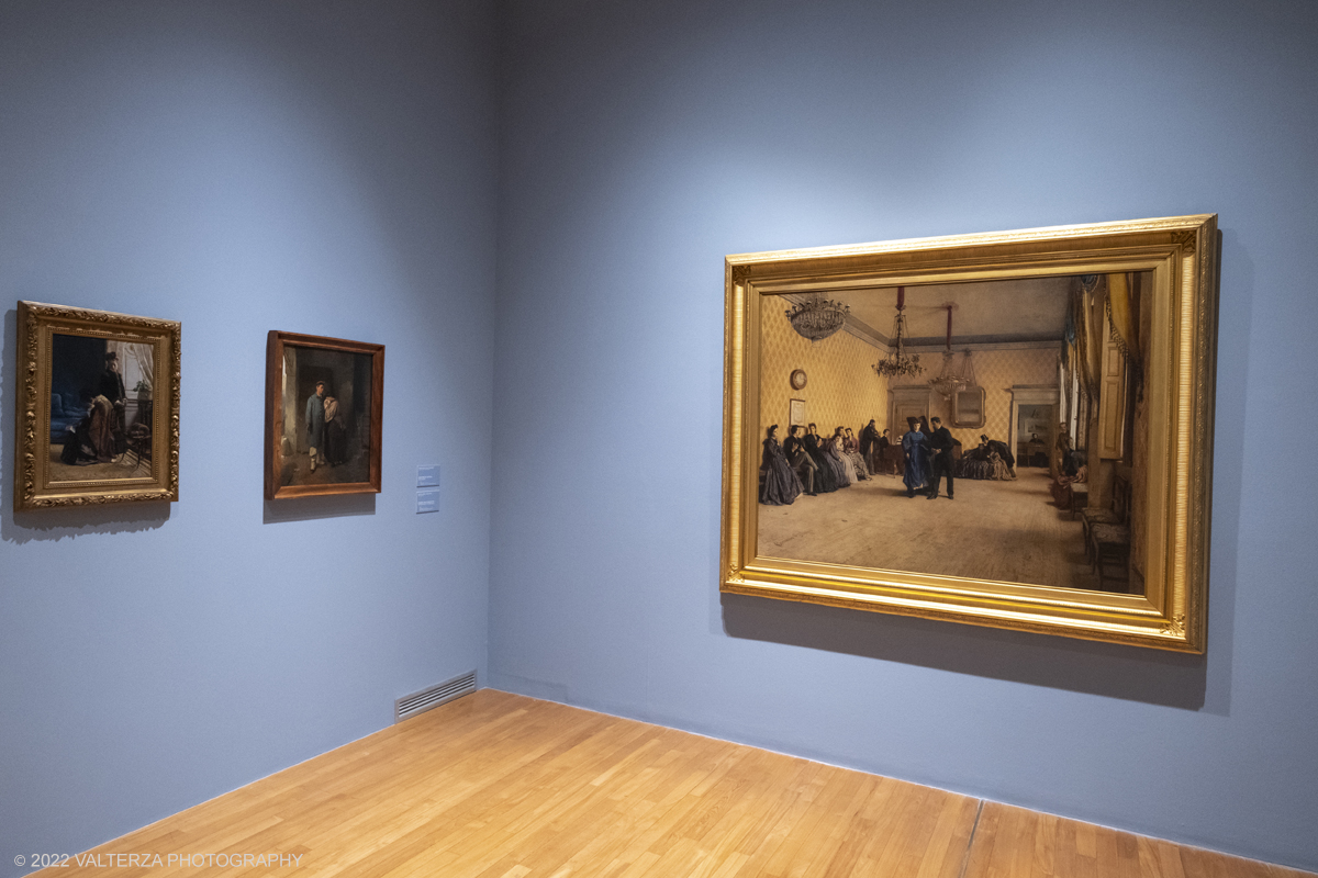 DSCF3065.jpg - 06/10/2022. Torino. Mostra delle Collezioni GAM dall'unitÃ  d'Italia all'alba del Novecento. Nella foto parte dell'allestimento della mostra