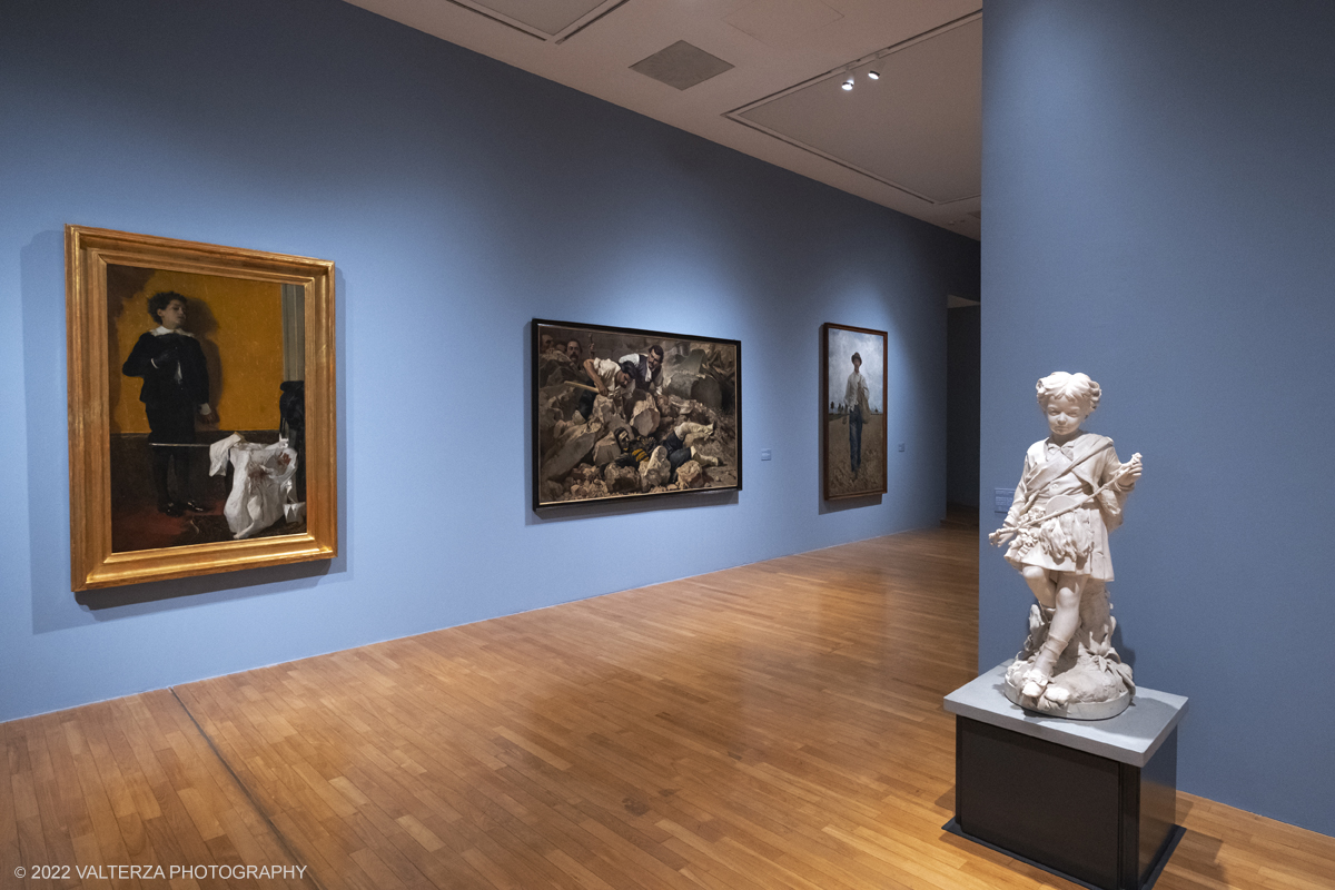 DSCF3069.jpg - 06/10/2022. Torino. Mostra delle Collezioni GAM dall'unitÃ  d'Italia all'alba del Novecento. Nella foto parte dell'allestimento della mostra