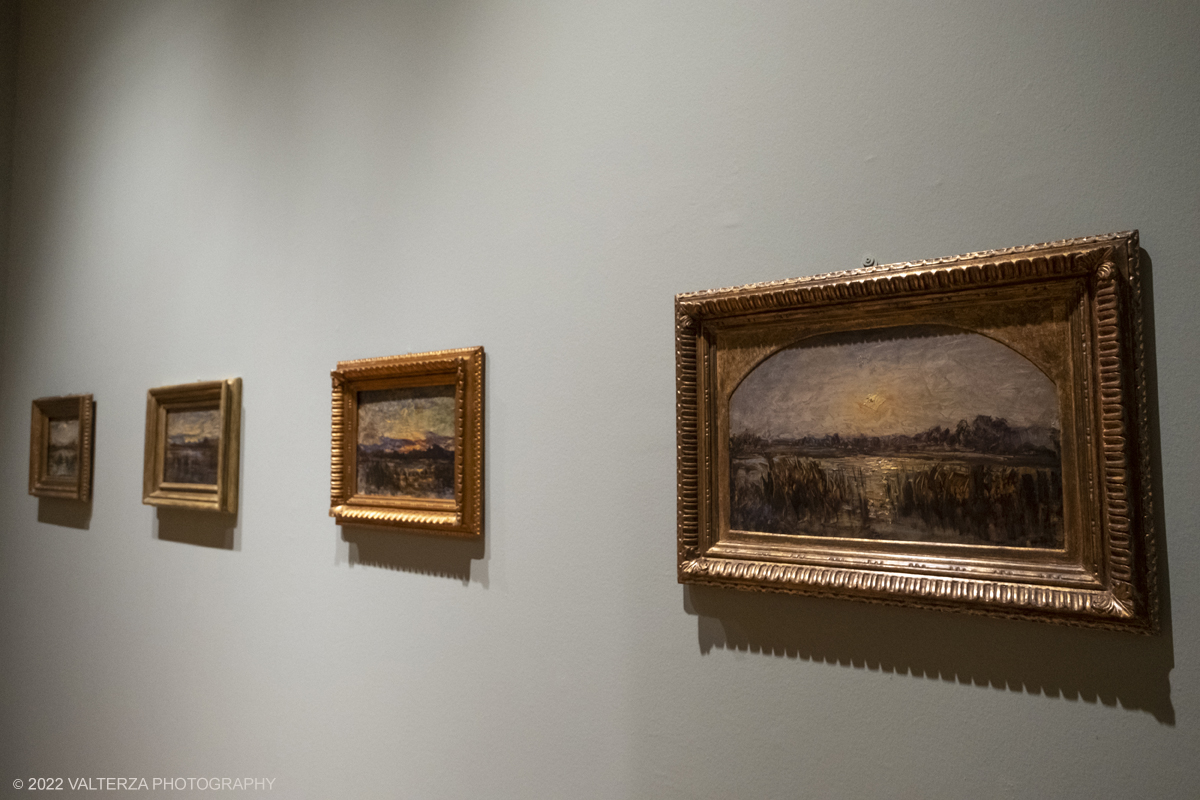 DSCF3097.jpg - 06/10/2022. Torino. Mostra delle Collezioni GAM dall'unitÃ  d'Italia all'alba del Novecento. Nella foto spazio dedicato alle opere di Antonio Fontanesi  1818 1882