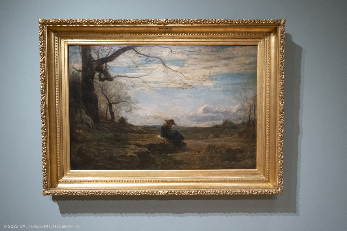 DSCF3107.jpg - 06/10/2022. Torino. Mostra delle Collezioni GAM dall'unitÃ  d'Italia all'alba del Novecento. Nella foto opera di Antonio Fontanesi Novembre 1884