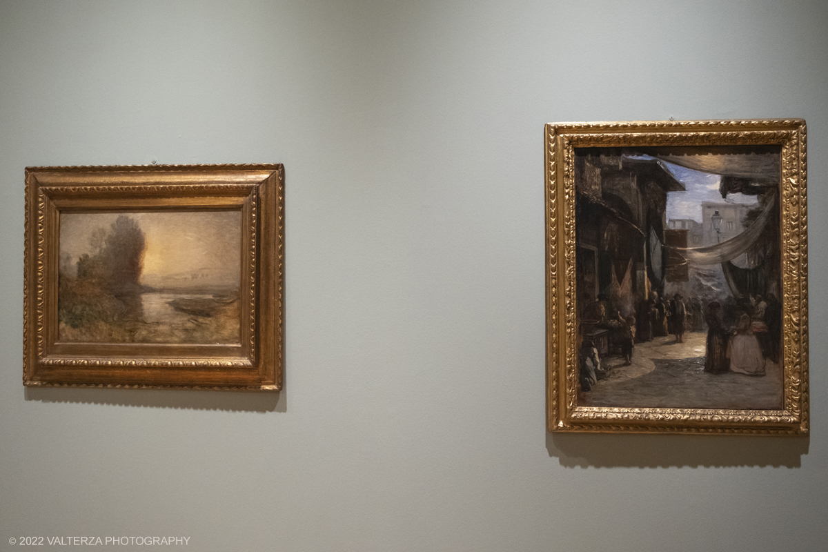 DSCF3109.jpg - 06/10/2022. Torino. Mostra delle Collezioni GAM dall'unitÃ  d'Italia all'alba del Novecento. Nella foto opere di Antonio Fontanesi