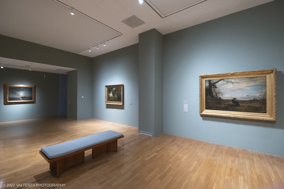 DSCF3116.jpg - 06/10/2022. Torino. Mostra delle Collezioni GAM dall'unitÃ  d'Italia all'alba del Novecento. Nella foto spazio dedicato alle opere di Antonio Fontanesi