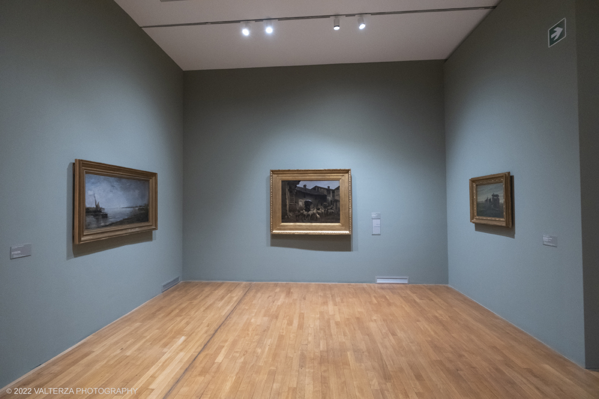 DSCF3133.jpg - 06/10/2022. Torino. Mostra delle Collezioni GAM dall'unitÃ  d'Italia all'alba del Novecento. Nella foto parte dell'allestimento della mostra