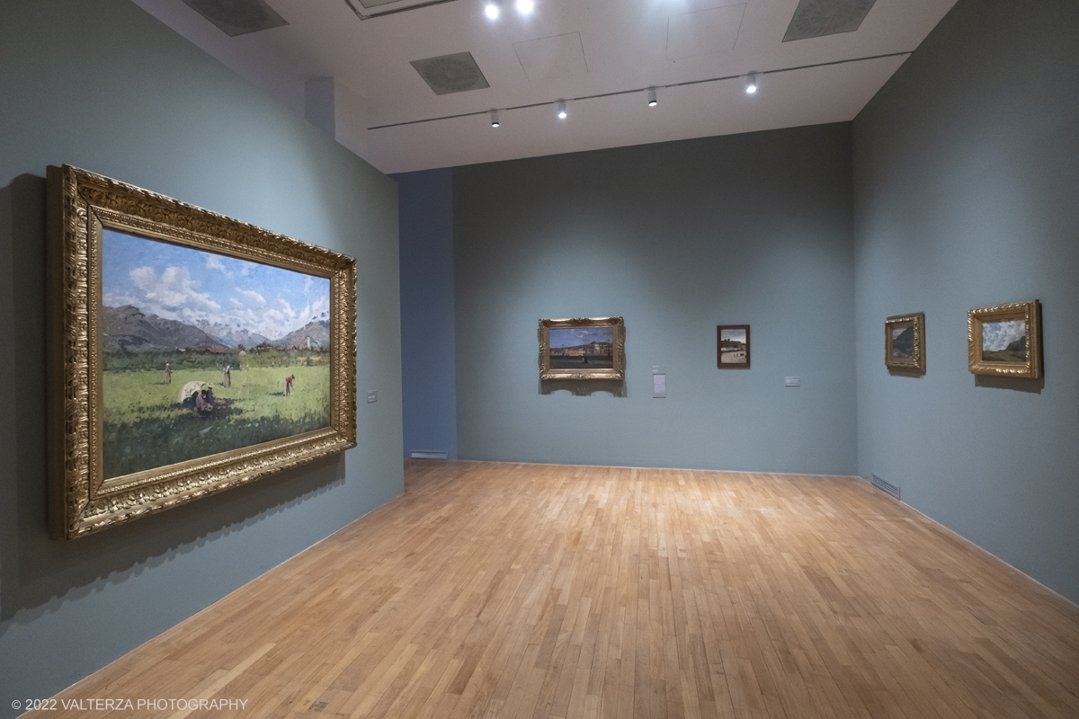 DSCF3138.jpg - 06/10/2022. Torino. Mostra delle Collezioni GAM dall'unitÃ  d'Italia all'alba del Novecento. Nella foto parte dell'allestimento della mostra