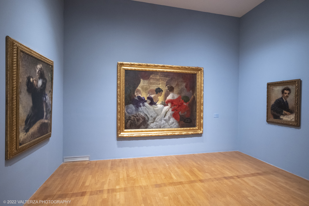 DSCF3178.jpg - 06/10/2022. Torino. Mostra delle Collezioni GAM dall'unitÃ  d'Italia all'alba del Novecento. Nella foto parte dell'allestimento della mostra