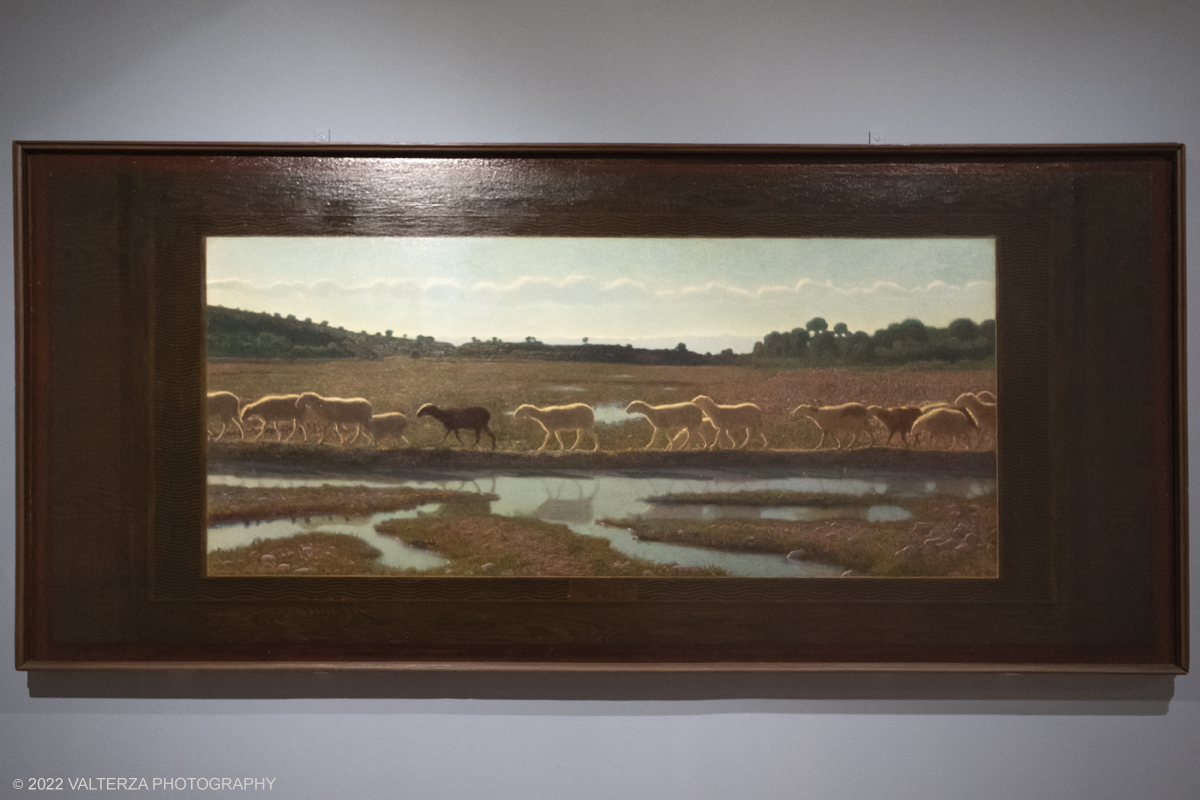 DSCF3186.jpg - 06/10/2022. Torino. Mostra delle Collezioni GAM dall'unitÃ  d'Italia all'alba del Novecento. Nella foto opera di Pelizza da Volpedo Lo specchio della vita 1895/1898