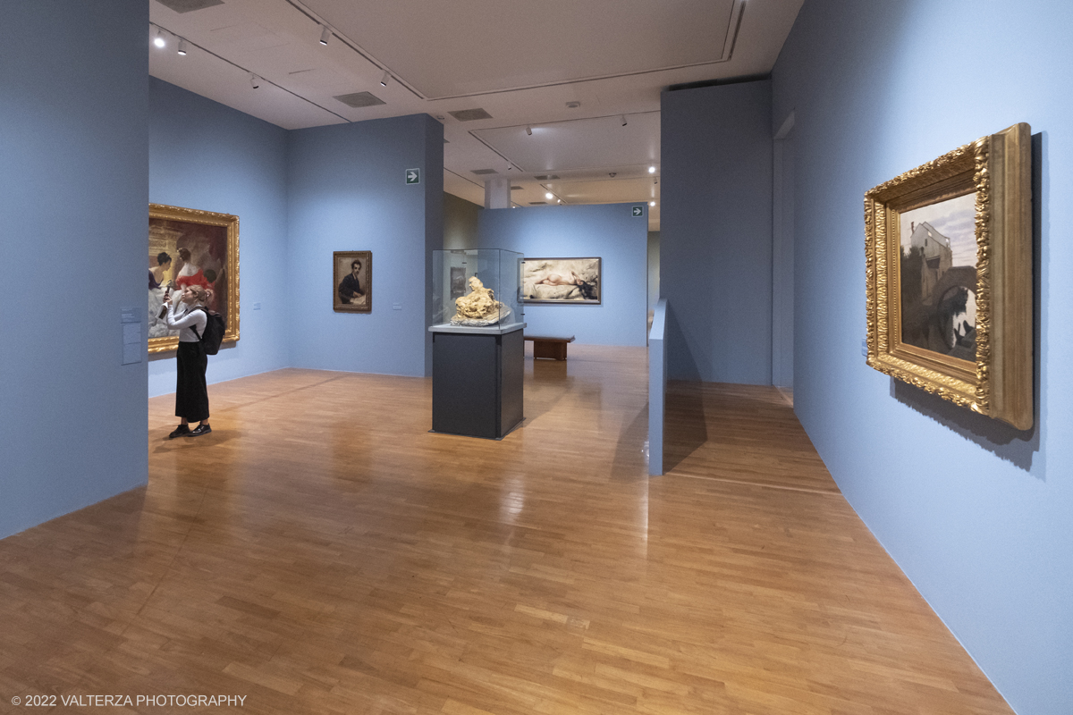 DSCF3190.jpg - 06/10/2022. Torino. Mostra delle Collezioni GAM dall'unitÃ  d'Italia all'alba del Novecento. Nella foto in visita alla mostra