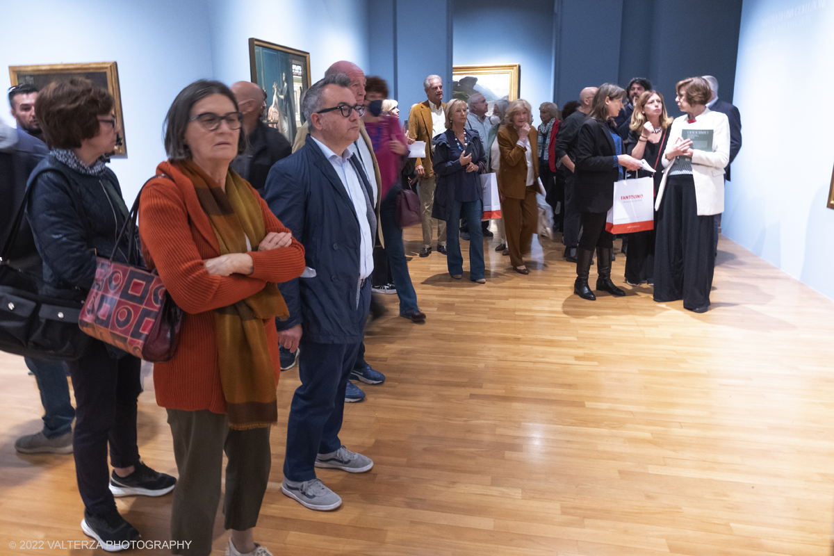 DSCF3347.jpg - 06/10/2022. Torino. Mostra delle Collezioni GAM dall'unitÃ  d'Italia all'alba del Novecento. Nella foto in visita alla mostra