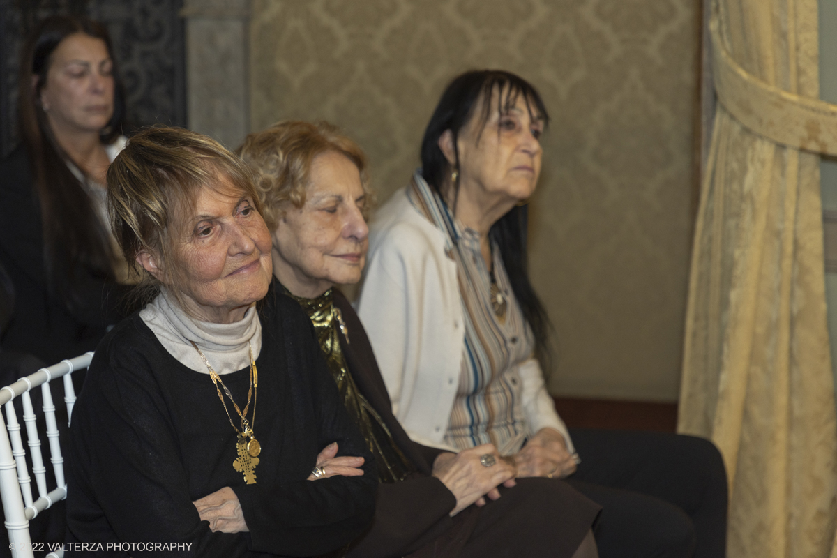 _G5A0190.jpg - 24/01/2023. Torino. Celebrazione dei venti anni di attivitÃ  della casa editrice Paola Caramella. Nella foto Carla Grimaldi, Paola Grimaldi e Maria Terranova Ieva