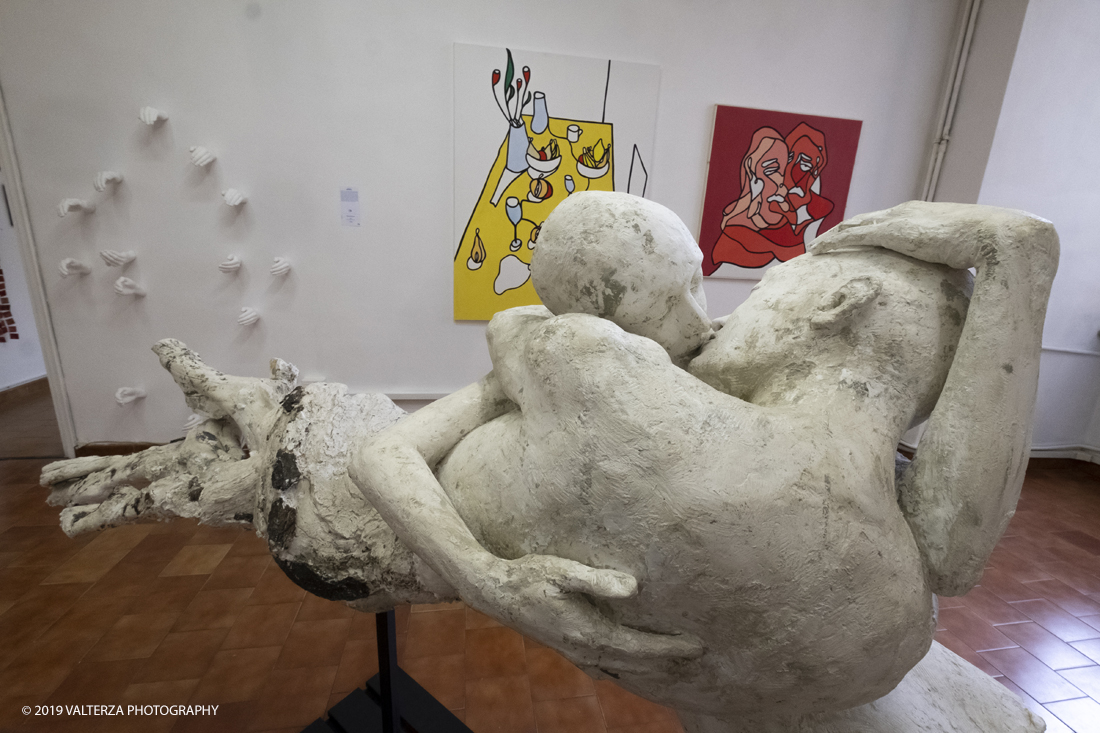 _DSF9845.jpg - 30/10/2019. Torino.  questâ€™anno la quarta fiera dâ€™arte contemporanea ha lanciato la call for artists â€œMultiversityâ€œ: stavolta lâ€™invito per gli artisti Ã¨ stato quello di interpretare la pluralitÃ  di mondi (immaginari o reali) e la moltiplicazione dei punti di vista attraverso il linguaggio dellâ€™Arte.Nella foto: opere di artisti vari del progetto "Human touch"