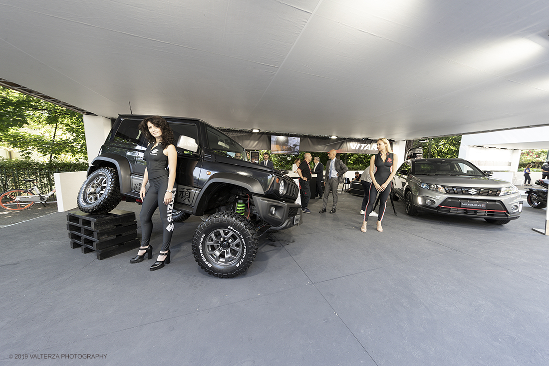 _G3I0668.jpg - 19/06/2019. Torino, apertura al Parco del Valentino dell'edizione record del Motor Show con la partecipazione di 54 brand e numerosi eventi dedicati al mondo dell'auto nell'arco di 5 giorni. Nella foto lo stand della Suzuki