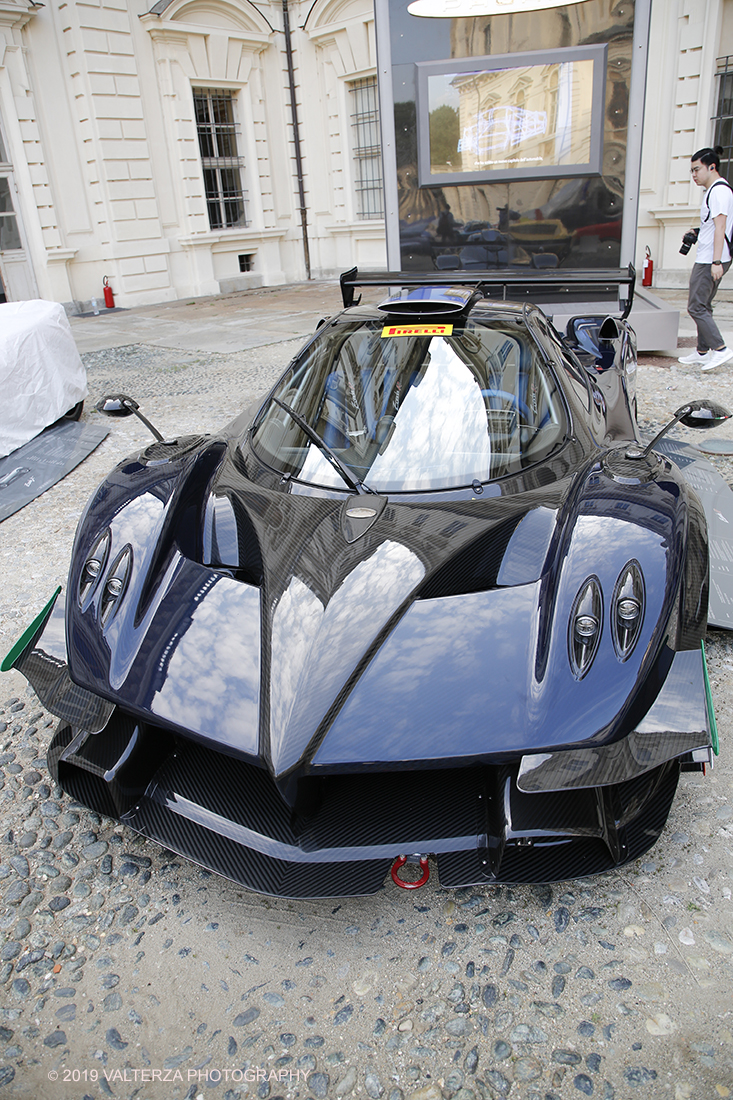 _X9B6824.jpg - 19/06/2019. Torino, apertura al Parco del Valentino dell'edizione record del Motor Show con la partecipazione di 54 brand e numerosi eventi dedicati al mondo dell'auto nell'arco di 5 giorni. Nella foto una Pagani Zonda R