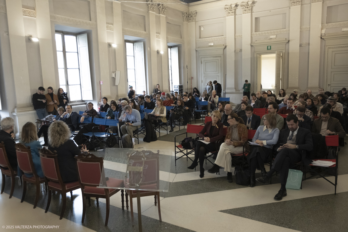 _DSF5357.jpg - 04/92/2025. Torino. Accademia Albertina, conferenza stampa per prime anticipazioni sulla seconda edizione di EXPOSED Torino Foto Festival. Nella foto un momento della conferenza stampa