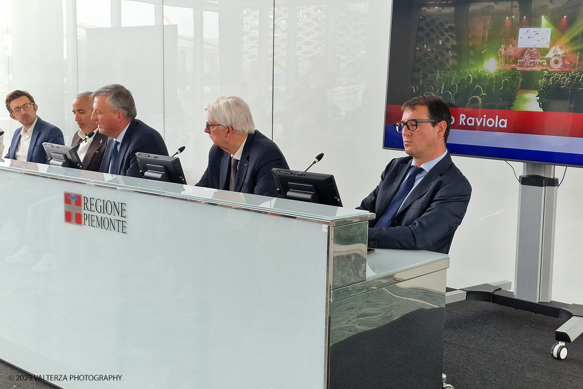 20230620_130743.jpg - 20/06/2023. Conferenza Stampa Collisioni 2023. Quella di quest'anno sarÃ  una edizione speciale che vedrÃ  la nascita di nuovi progetti e che allungherÃ  la programmazione a tutta lâ€™estate 2023. Nella foto un momento della conferenza stampa