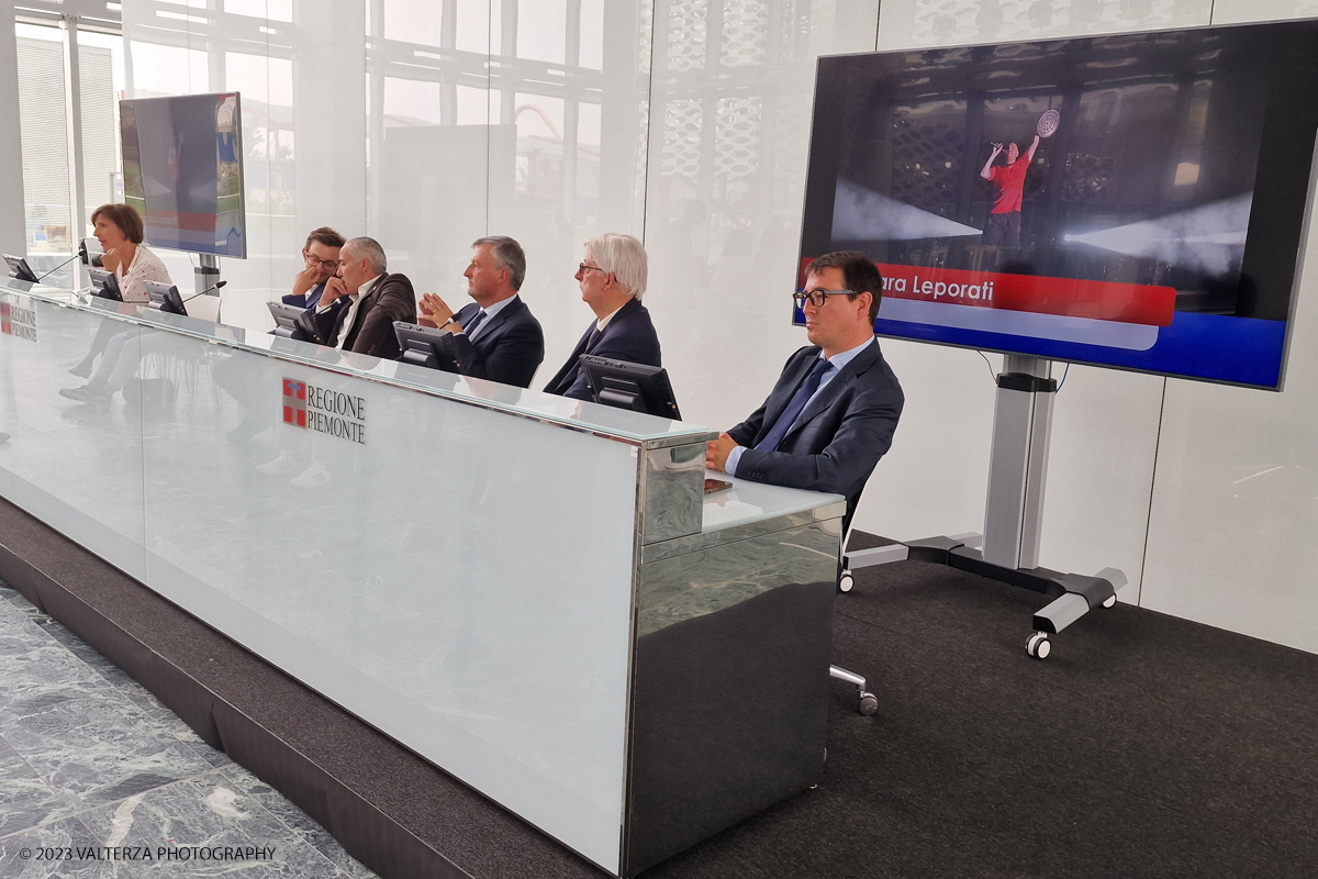 20230620_132334.jpg - 20/06/2023. Conferenza Stampa Collisioni 2023. Quella di quest'anno sarÃ  una edizione speciale che vedrÃ  la nascita di nuovi progetti e che allungherÃ  la programmazione a tutta lâ€™estate 2023. Nella foto un momento della conferenza stampa