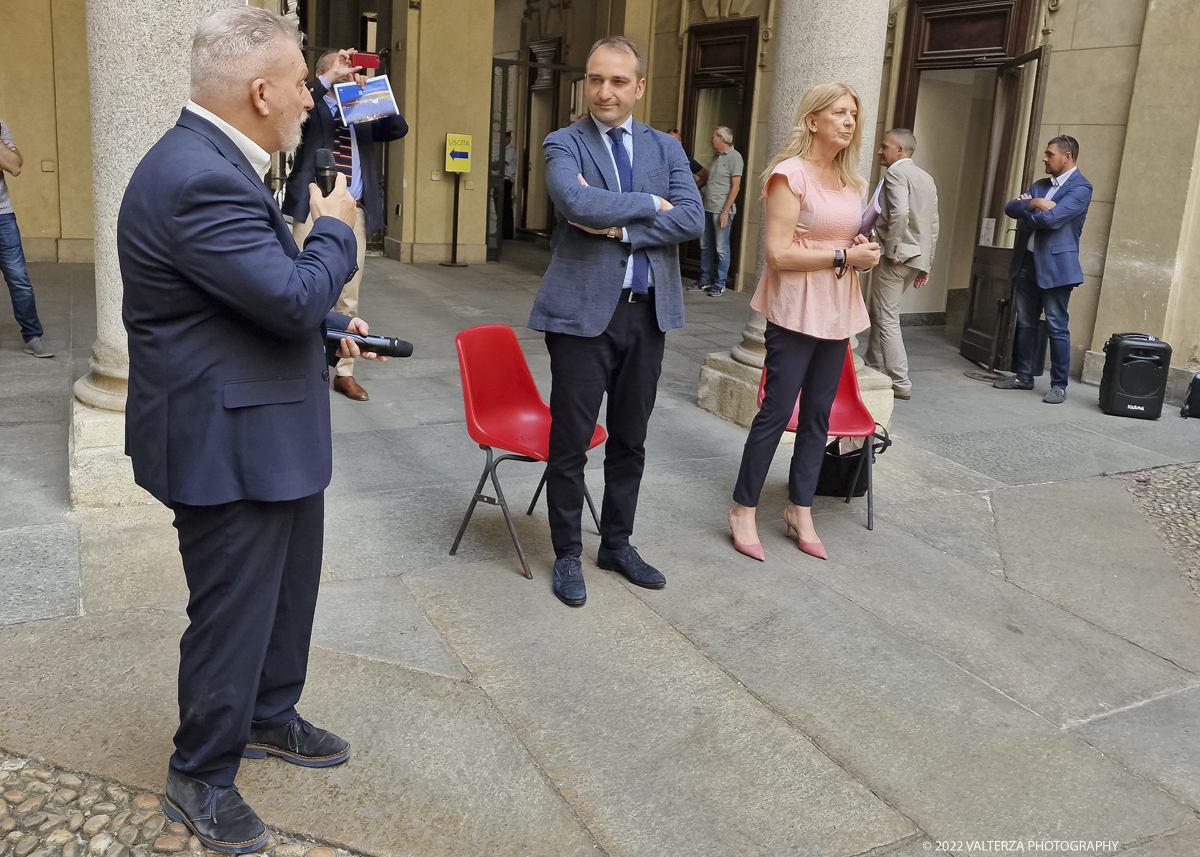 20220615_111529.jpg - 15/06/2022. Torino. Nel cortile d'onore di Palazzo Civico, si Ã¨ svolta la conferenza stampa di presentazione del programma dei festeggiamenti di San Giovanni. Nella foto coordina la conferenza stampa Mauro Gentile Ufficio Stampa comune