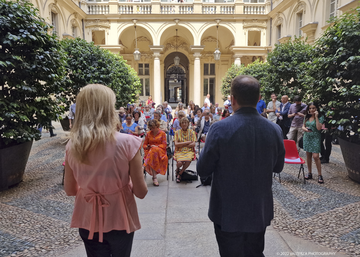 20220615_111756.jpg - 15/06/2022. Torino. Nel cortile d'onore di Palazzo Civico, si Ã¨ svolta la conferenza stampa di presentazione del programma dei festeggiamenti di San Giovanni. Nella foto