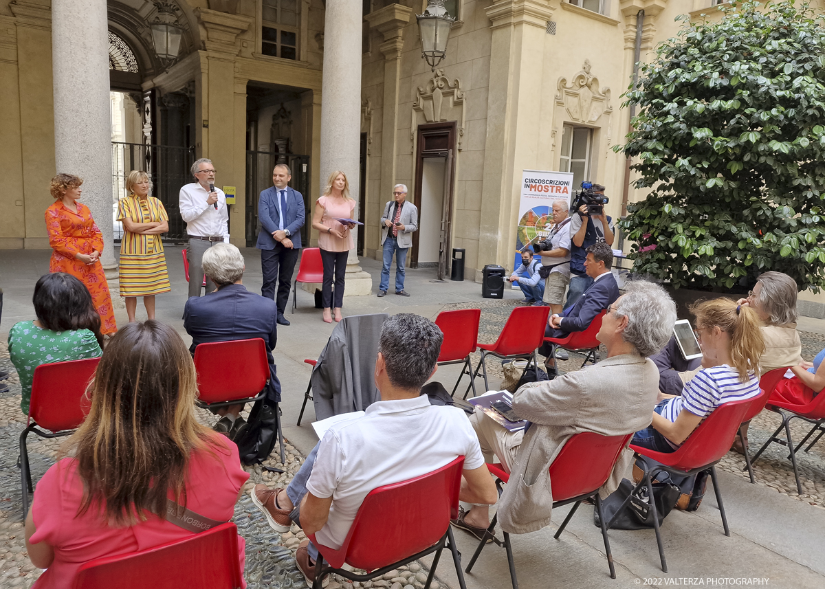 20220615_113340.jpg - 15/06/2022. Torino. Nel cortile d'onore di Palazzo Civico, si Ã¨ svolta la conferenza stampa di presentazione del programma dei festeggiamenti di San Giovanni. Nella foto un momento della conferenza stampa