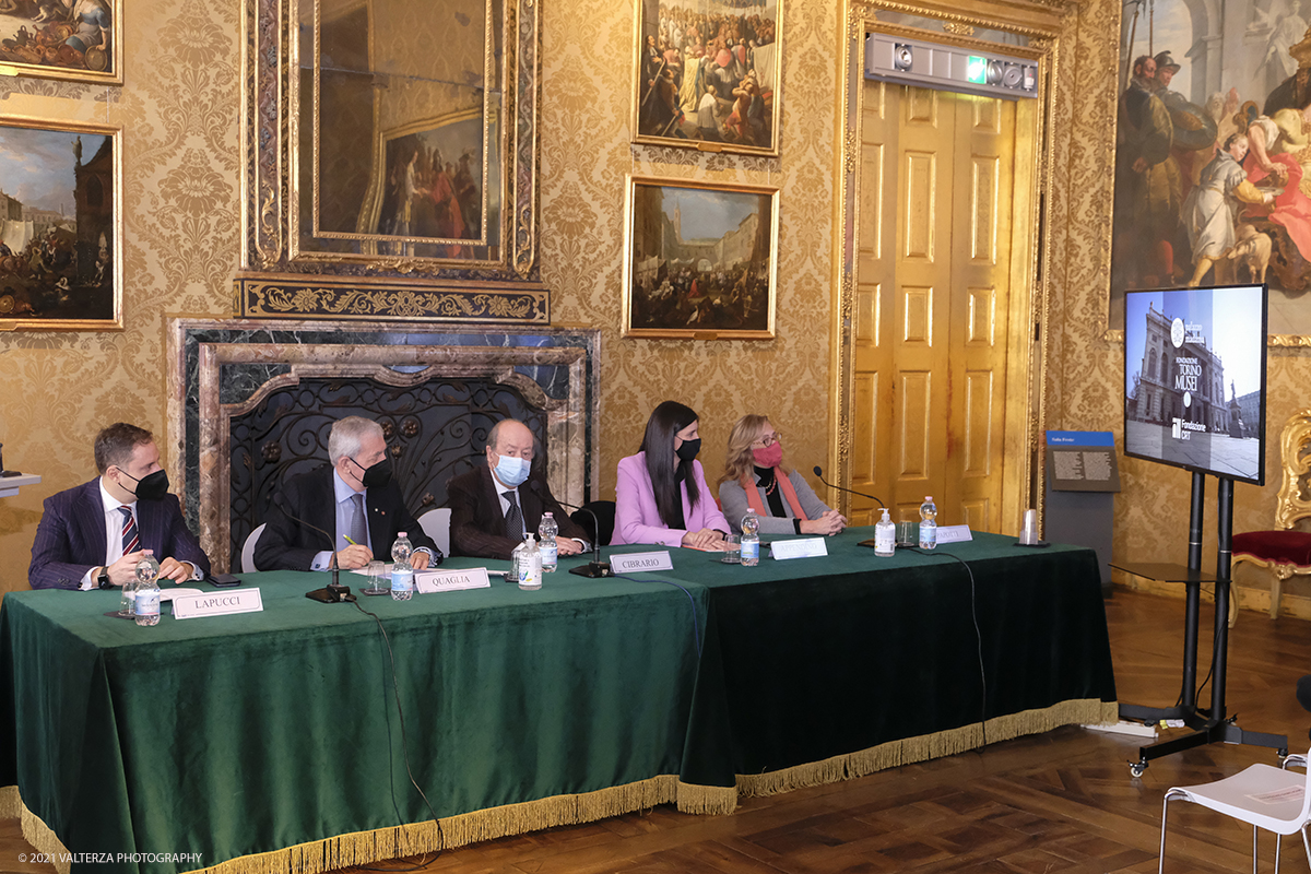 _DSF0703.jpg - 17/02/2021. Torino. Presentazione in streaming del progetto di restauro per Palazzo Madama. Nella foto un momento della conferenza stampa in streaming