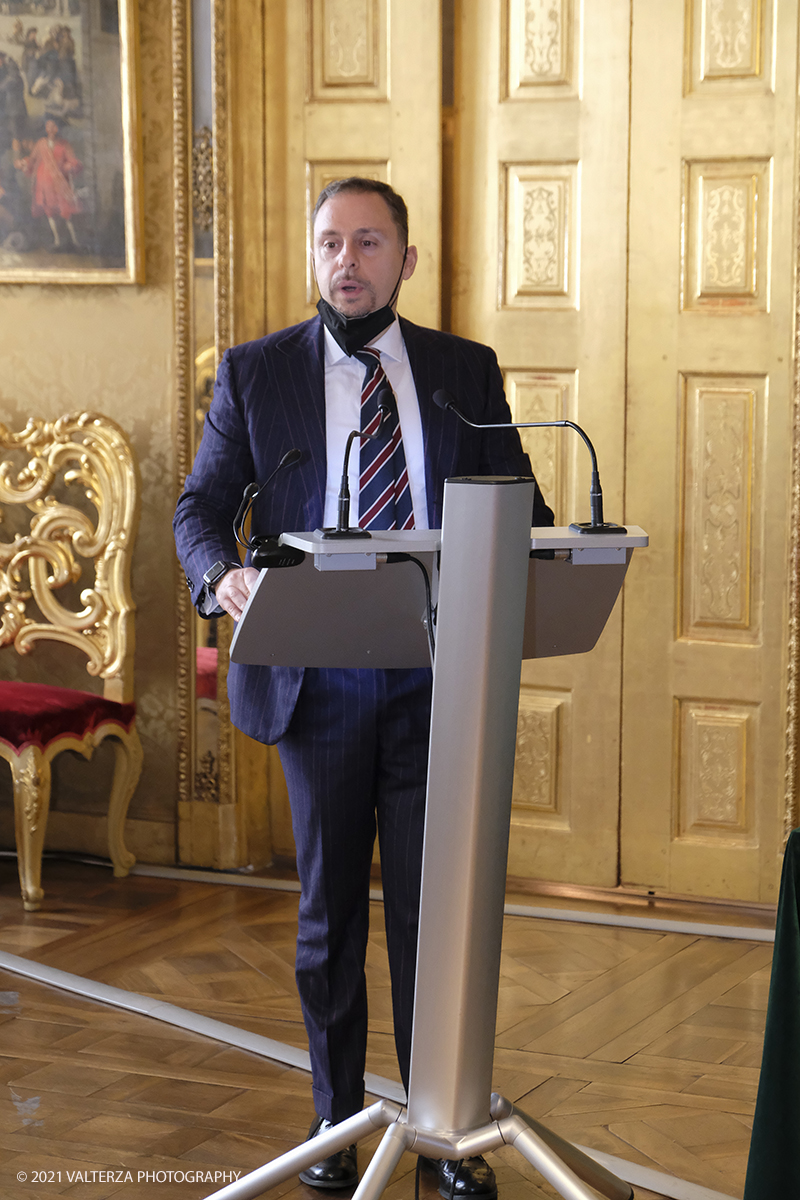 _DSF0755.jpg - 17/02/2021. Torino. Presentazione in streaming del progetto di restauro per Palazzo Madama. Nella foto l'intervento di Massimo Lapucci Segretario geenerale Fondazione CRT