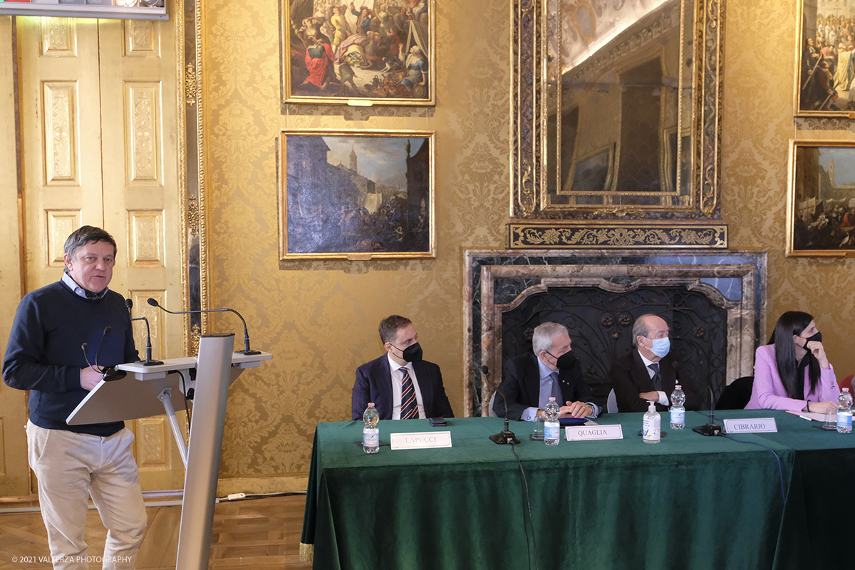 _DSF0781.jpg - 17/02/2021. Torino. Presentazione in streaming del progetto di restauro per Palazzo Madama. Nella foto l'intervento dell'architetto Gianfranco Gritella