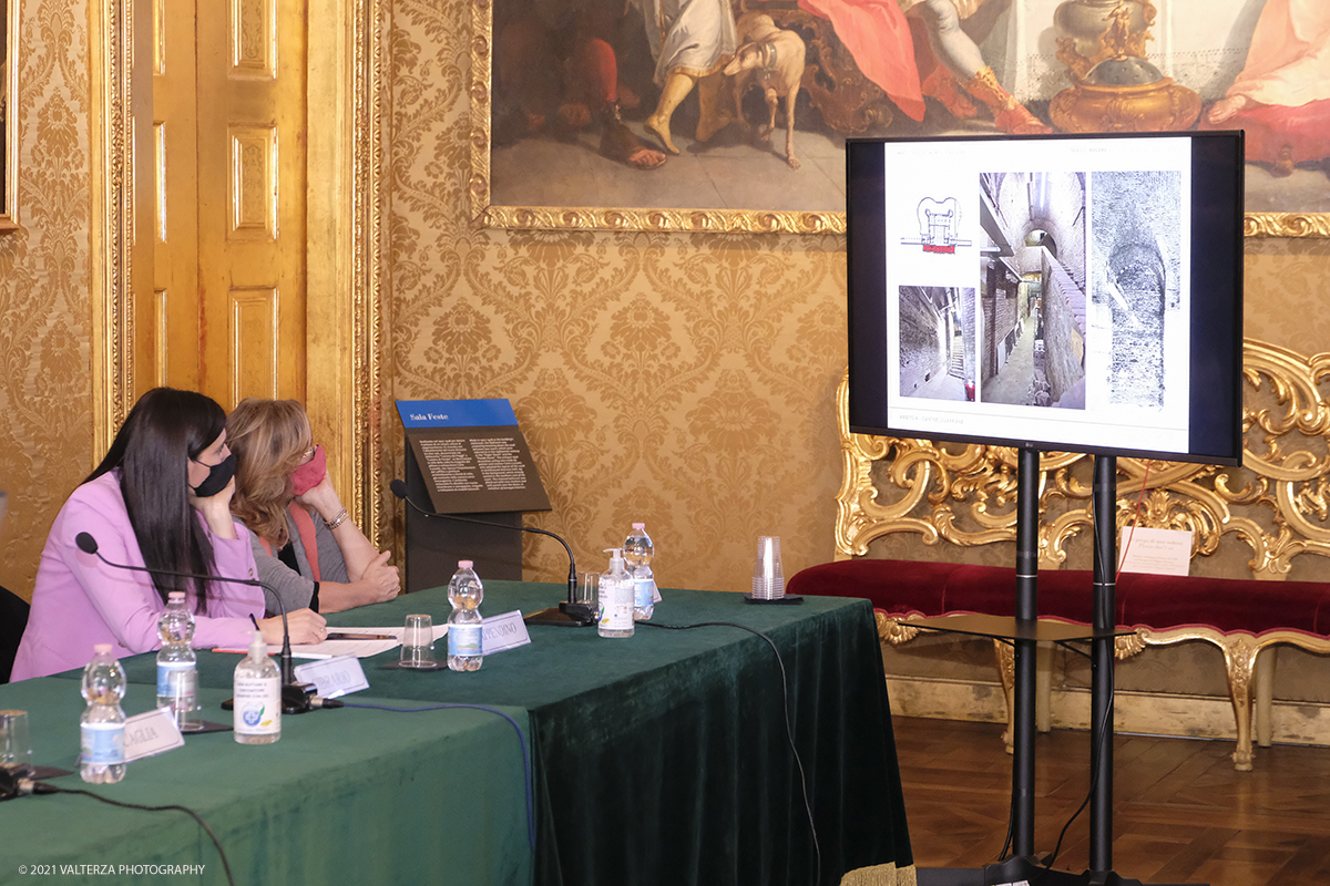_DSF0791.jpg - 17/02/2021. Torino. Presentazione in streaming del progetto di restauro per Palazzo Madama. Nella foto un momento della conferenza stampa in streaming