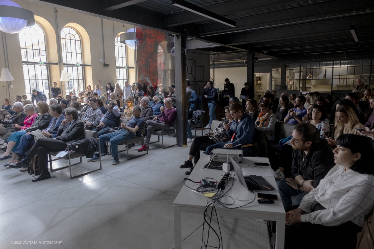 _DSF2915.jpg - 02/03/2023.Torino. Sonic Park Stupinigi. Star internazionali e grandi nomi della musica italiana   alla palazzina di caccia. Nella foto un momento della conferenza stampa