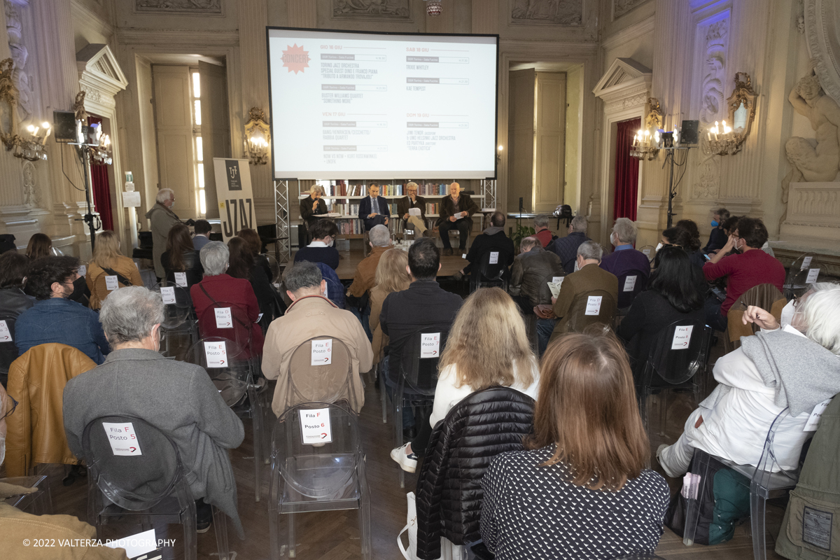 _DSF7914.jpg - 27/04/2022. Torino. Conferenza stampa di presentazione della decima edizione del Torino Jazz Festival. Nella foto un momento della conferenza stampa